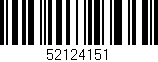 Código de barras (EAN, GTIN, SKU, ISBN): '52124151'