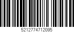 Código de barras (EAN, GTIN, SKU, ISBN): '5212774712095'