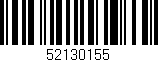 Código de barras (EAN, GTIN, SKU, ISBN): '52130155'