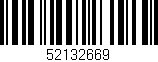 Código de barras (EAN, GTIN, SKU, ISBN): '52132669'