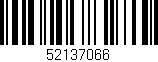 Código de barras (EAN, GTIN, SKU, ISBN): '52137066'