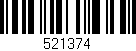 Código de barras (EAN, GTIN, SKU, ISBN): '521374'