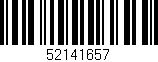 Código de barras (EAN, GTIN, SKU, ISBN): '52141657'
