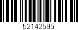 Código de barras (EAN, GTIN, SKU, ISBN): '52142595'