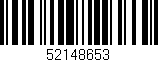 Código de barras (EAN, GTIN, SKU, ISBN): '52148653'