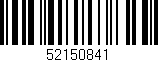Código de barras (EAN, GTIN, SKU, ISBN): '52150841'