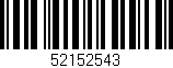 Código de barras (EAN, GTIN, SKU, ISBN): '52152543'
