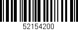 Código de barras (EAN, GTIN, SKU, ISBN): '52154200'
