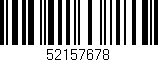 Código de barras (EAN, GTIN, SKU, ISBN): '52157678'