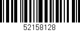 Código de barras (EAN, GTIN, SKU, ISBN): '52158128'