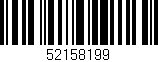 Código de barras (EAN, GTIN, SKU, ISBN): '52158199'