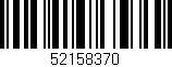 Código de barras (EAN, GTIN, SKU, ISBN): '52158370'