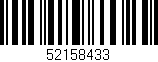 Código de barras (EAN, GTIN, SKU, ISBN): '52158433'