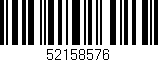 Código de barras (EAN, GTIN, SKU, ISBN): '52158576'