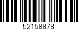 Código de barras (EAN, GTIN, SKU, ISBN): '52158878'