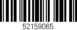 Código de barras (EAN, GTIN, SKU, ISBN): '52159065'