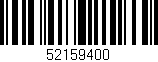 Código de barras (EAN, GTIN, SKU, ISBN): '52159400'