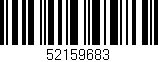 Código de barras (EAN, GTIN, SKU, ISBN): '52159683'
