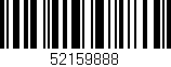 Código de barras (EAN, GTIN, SKU, ISBN): '52159888'