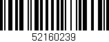 Código de barras (EAN, GTIN, SKU, ISBN): '52160239'