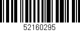 Código de barras (EAN, GTIN, SKU, ISBN): '52160295'