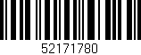 Código de barras (EAN, GTIN, SKU, ISBN): '52171780'