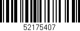 Código de barras (EAN, GTIN, SKU, ISBN): '52175407'