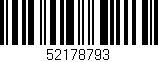 Código de barras (EAN, GTIN, SKU, ISBN): '52178793'
