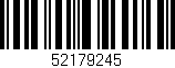 Código de barras (EAN, GTIN, SKU, ISBN): '52179245'