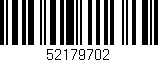 Código de barras (EAN, GTIN, SKU, ISBN): '52179702'