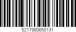 Código de barras (EAN, GTIN, SKU, ISBN): '5217980650131'