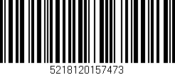 Código de barras (EAN, GTIN, SKU, ISBN): '5218120157473'