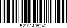 Código de barras (EAN, GTIN, SKU, ISBN): '52181495243'