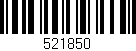 Código de barras (EAN, GTIN, SKU, ISBN): '521850'