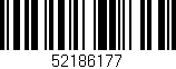 Código de barras (EAN, GTIN, SKU, ISBN): '52186177'