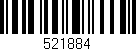 Código de barras (EAN, GTIN, SKU, ISBN): '521884'