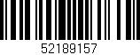 Código de barras (EAN, GTIN, SKU, ISBN): '52189157'