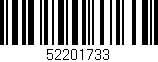Código de barras (EAN, GTIN, SKU, ISBN): '52201733'