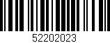 Código de barras (EAN, GTIN, SKU, ISBN): '52202023'