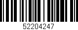 Código de barras (EAN, GTIN, SKU, ISBN): '52204247'