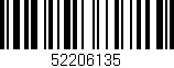 Código de barras (EAN, GTIN, SKU, ISBN): '52206135'