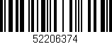 Código de barras (EAN, GTIN, SKU, ISBN): '52206374'