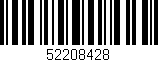 Código de barras (EAN, GTIN, SKU, ISBN): '52208428'