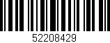 Código de barras (EAN, GTIN, SKU, ISBN): '52208429'