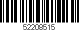 Código de barras (EAN, GTIN, SKU, ISBN): '52208515'