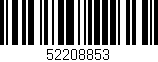 Código de barras (EAN, GTIN, SKU, ISBN): '52208853'