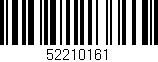Código de barras (EAN, GTIN, SKU, ISBN): '52210161'