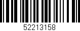 Código de barras (EAN, GTIN, SKU, ISBN): '52213158'