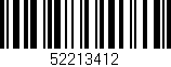 Código de barras (EAN, GTIN, SKU, ISBN): '52213412'