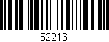 Código de barras (EAN, GTIN, SKU, ISBN): '52216'